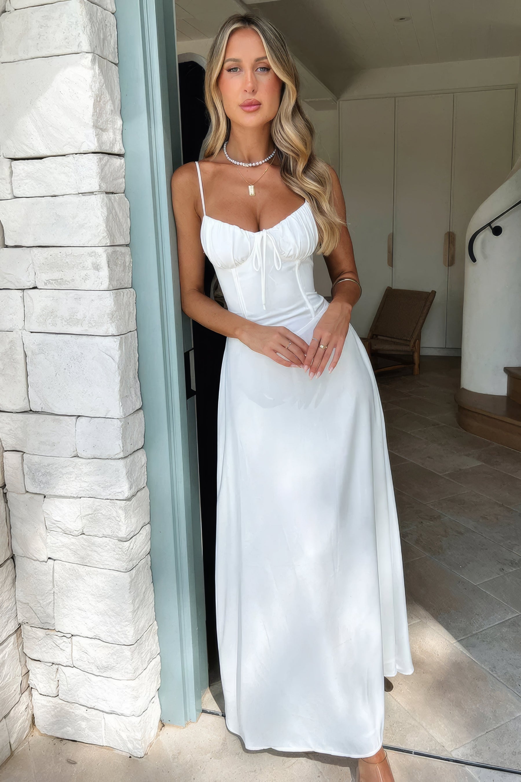 Fließendes Maxikleid