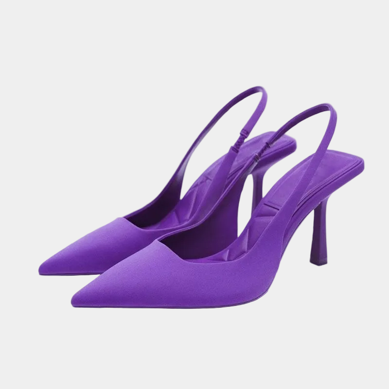 Slingback-Pumps mit Kitten-Absatz