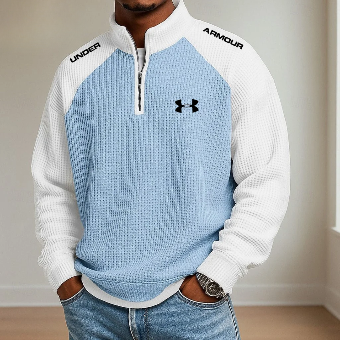 Quarter-Zip Sweatshirt für Alltag