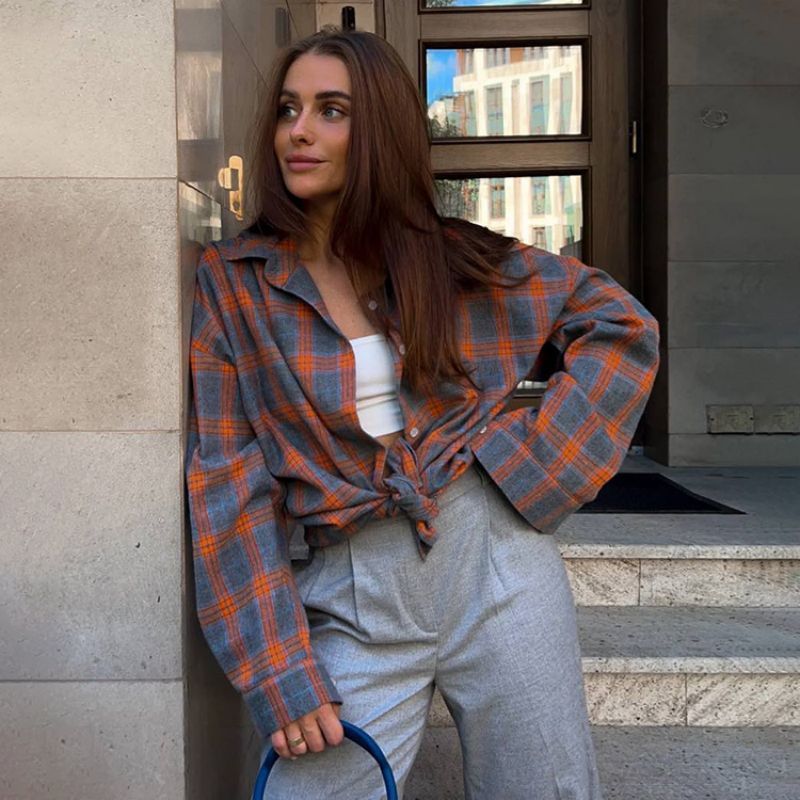 Charlotte Oversized Karohemd