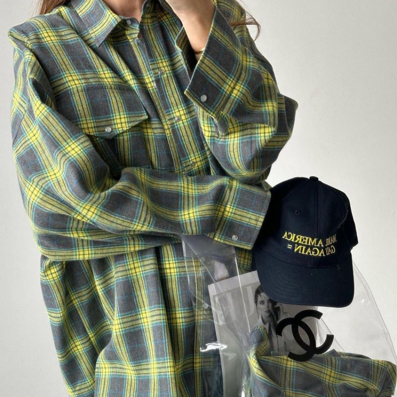 Charlotte Oversized Karohemd