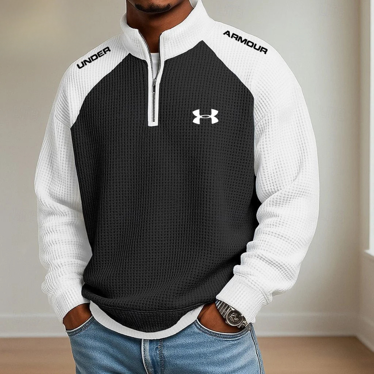 Quarter-Zip Sweatshirt für Alltag