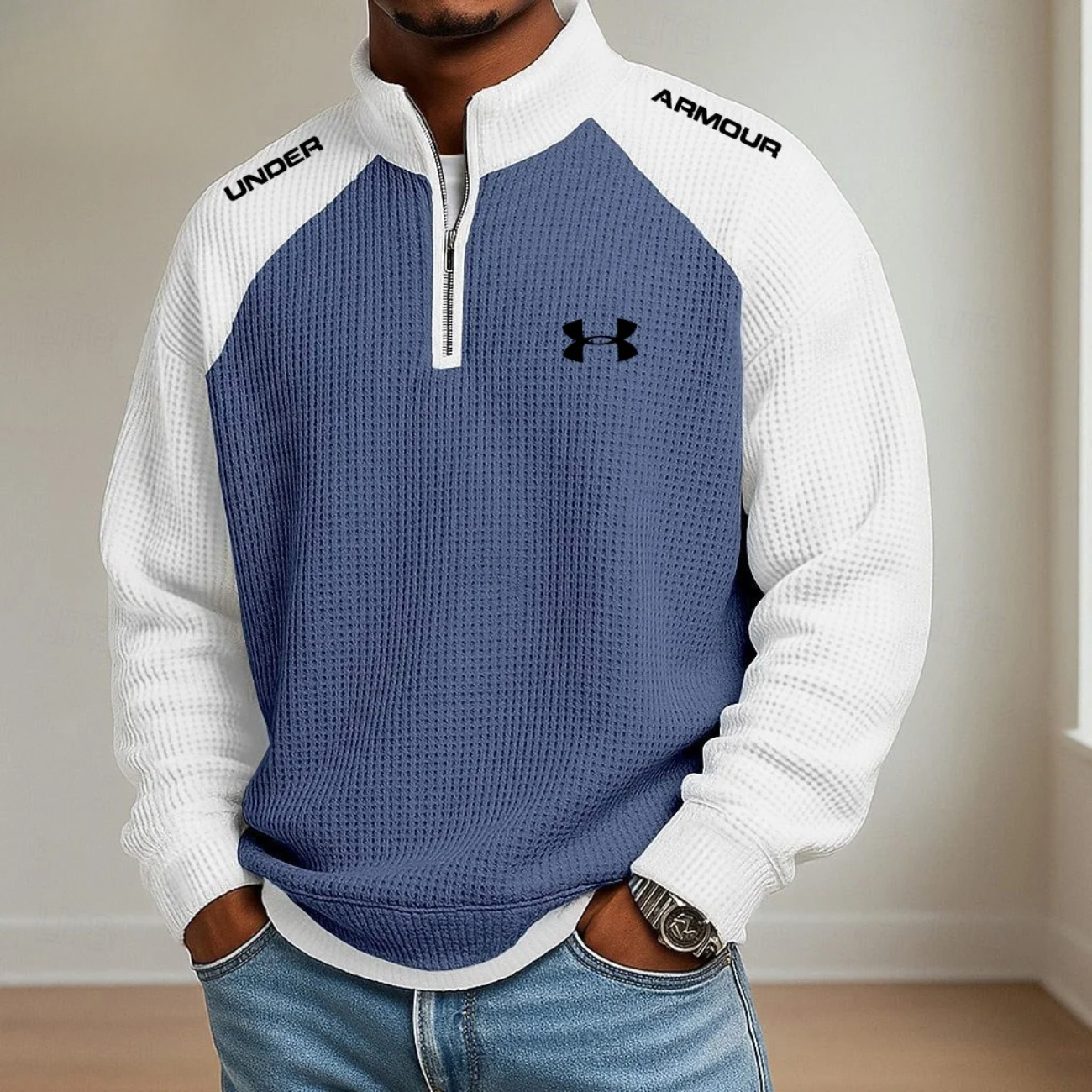 Quarter-Zip Sweatshirt für Alltag