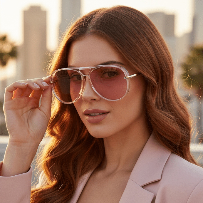 Retro-Pilotenbrille mit UV400-Schutz