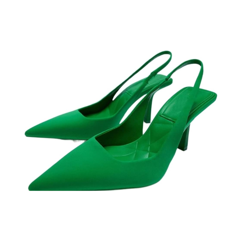 Slingback-Pumps mit Kitten-Absatz