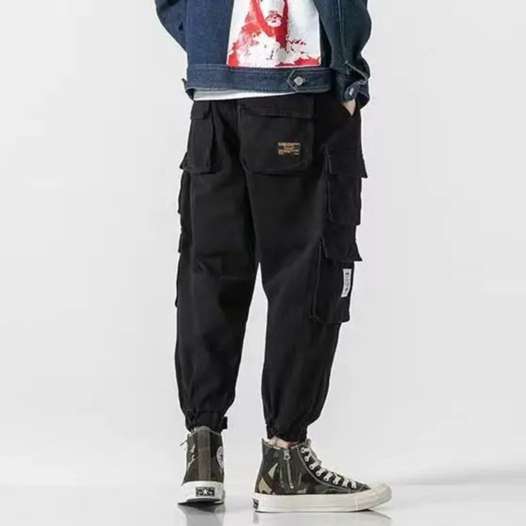 Herren-Cargojogger mit schmalem Bein