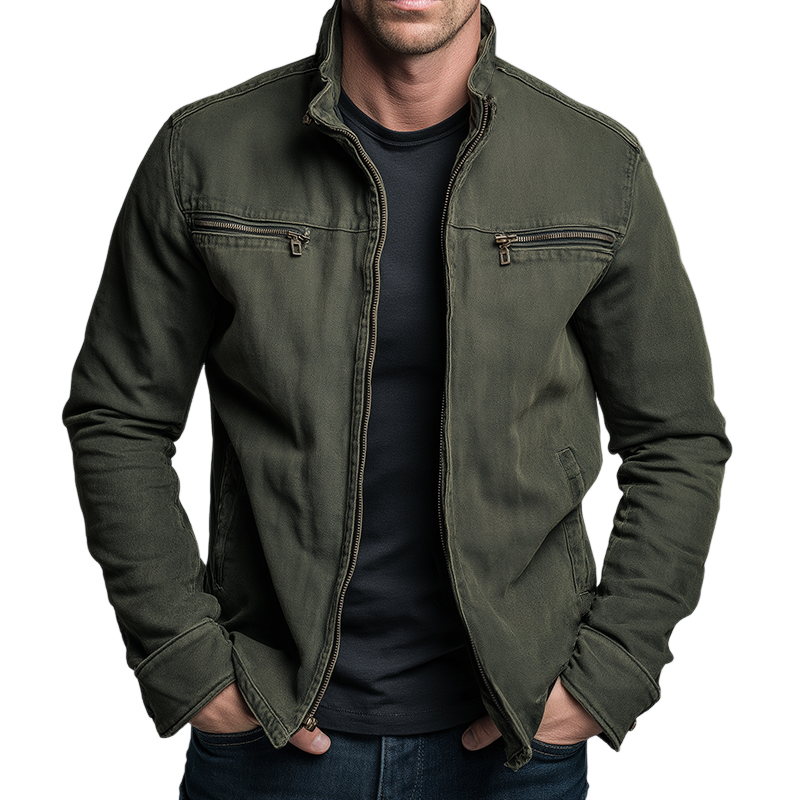 Klassische Jacke mit lockerer Passform