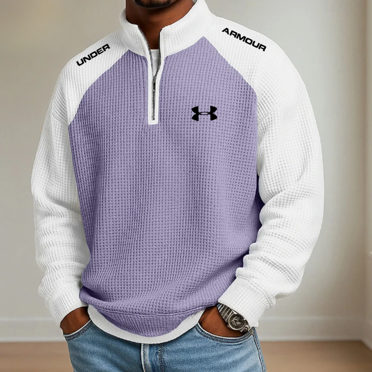 Quarter-Zip Sweatshirt für Alltag