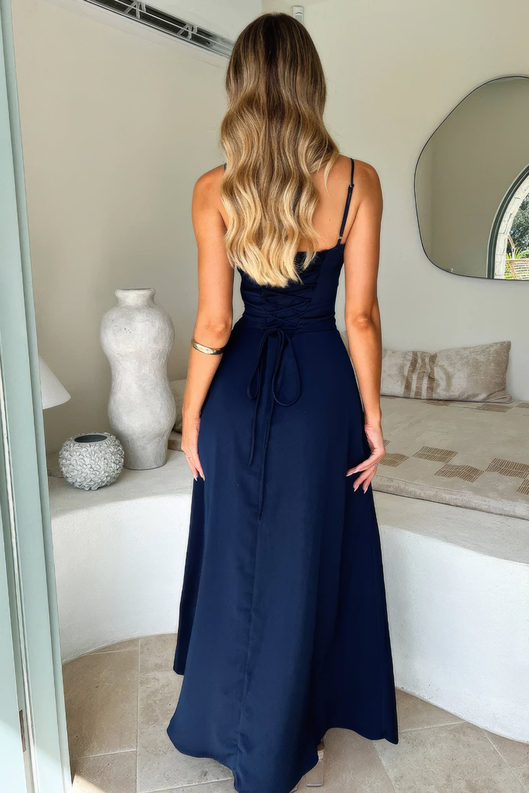 Fließendes Maxikleid