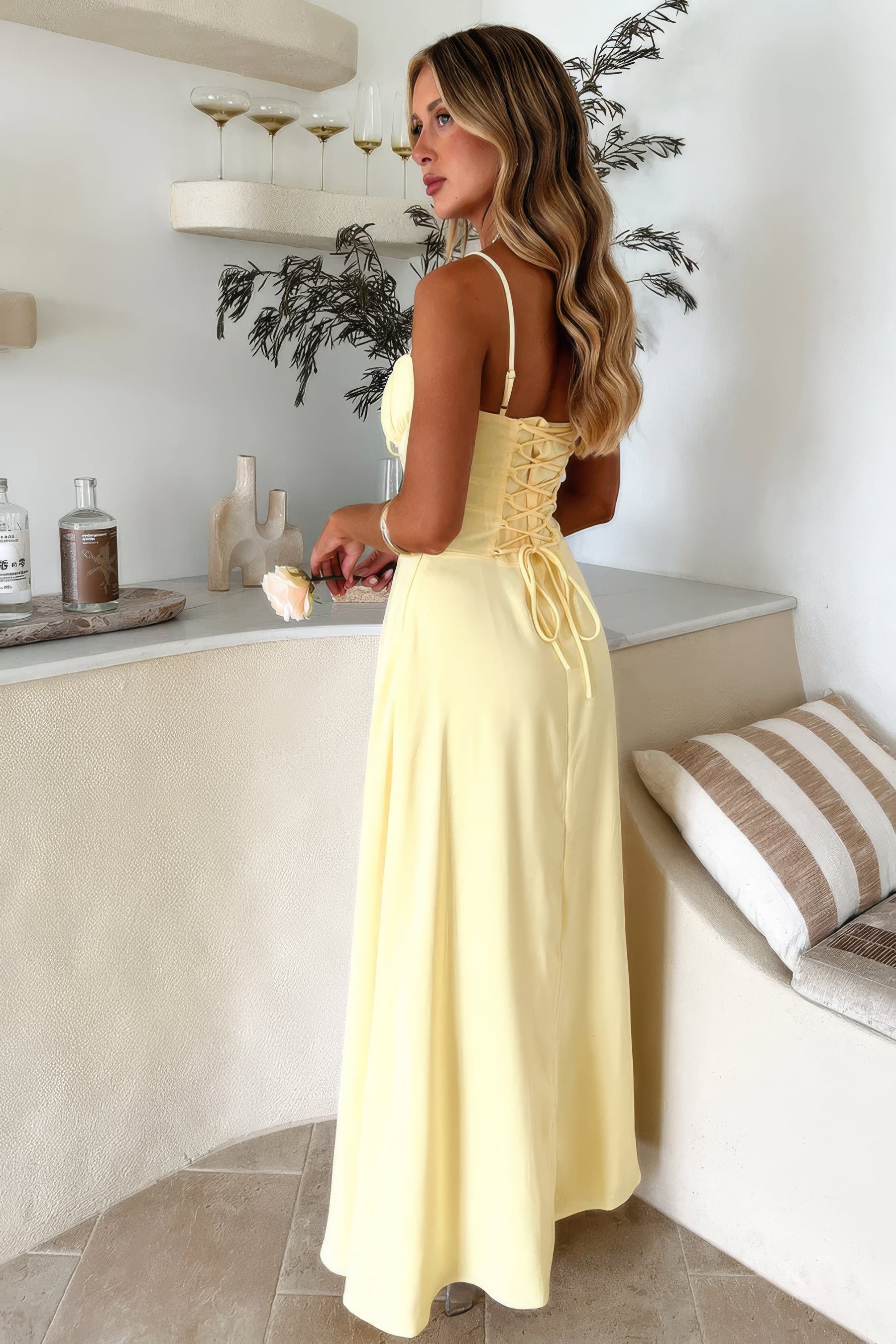 Fließendes Maxikleid
