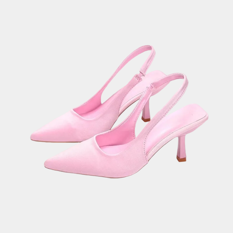 Slingback-Pumps mit Kitten-Absatz