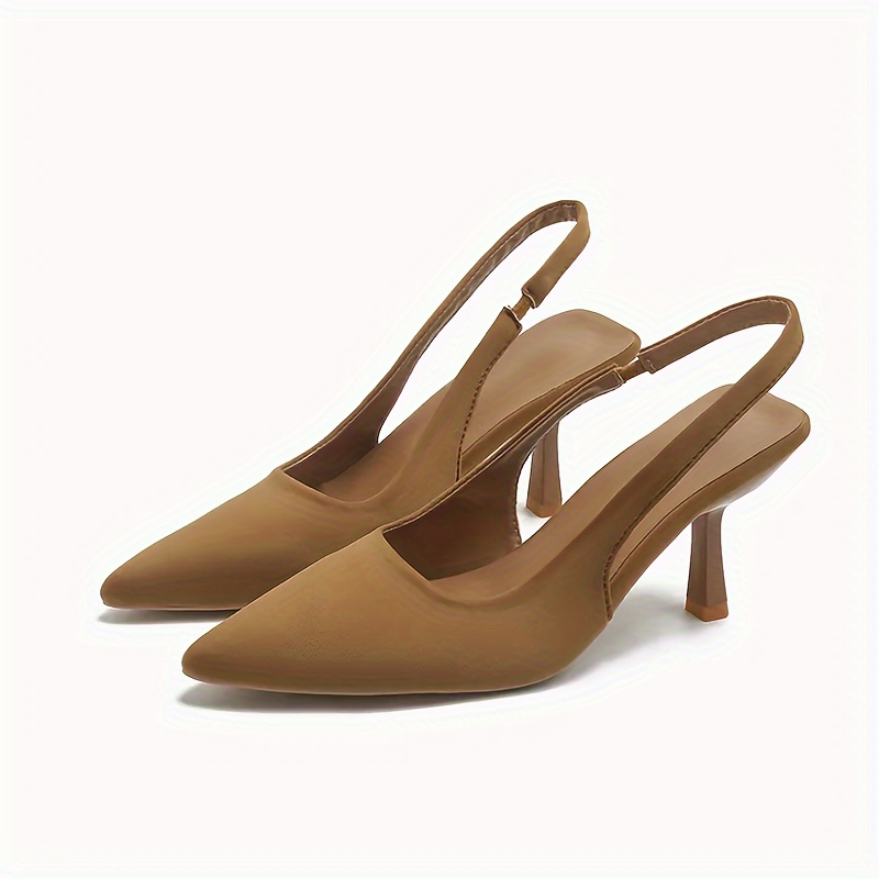 Slingback-Pumps mit Kitten-Absatz