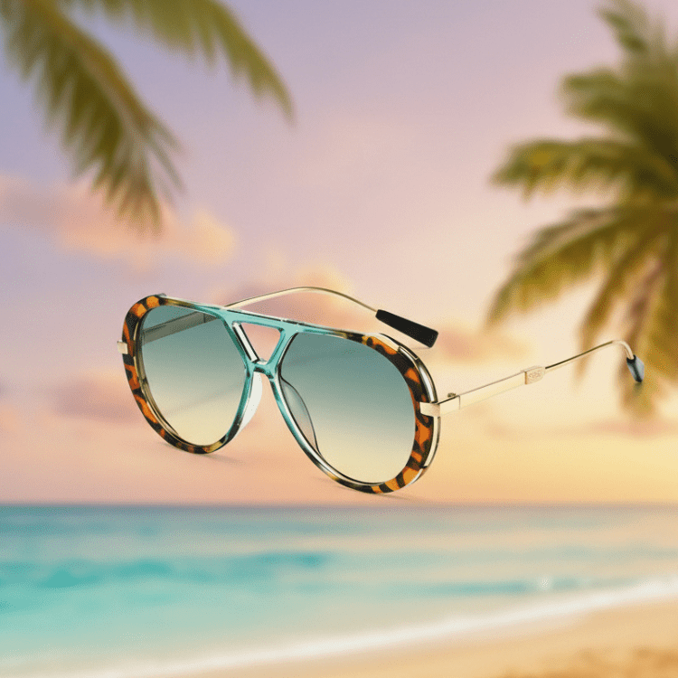 Retro-Piloten-Sonnenbrille