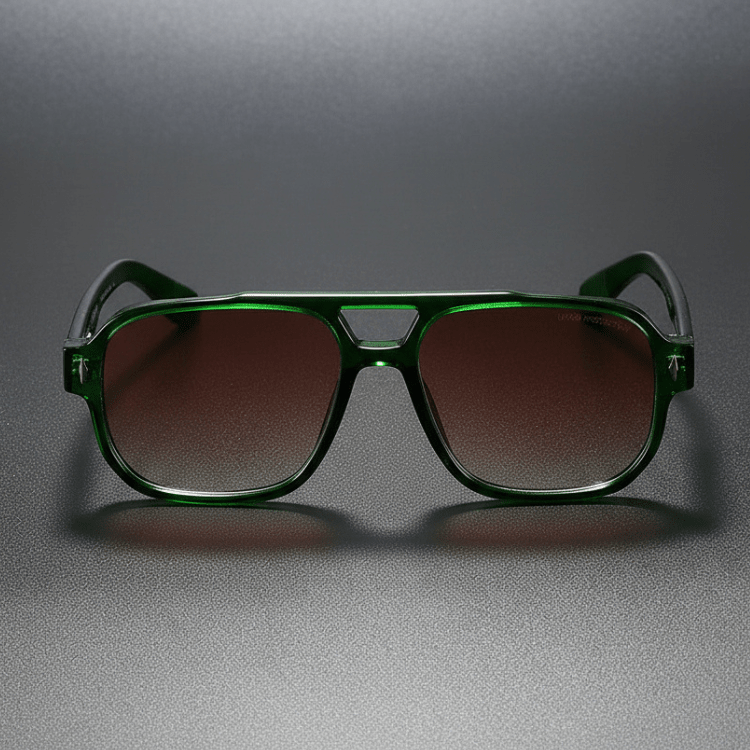 Eckige Retro-Sonnenbrille