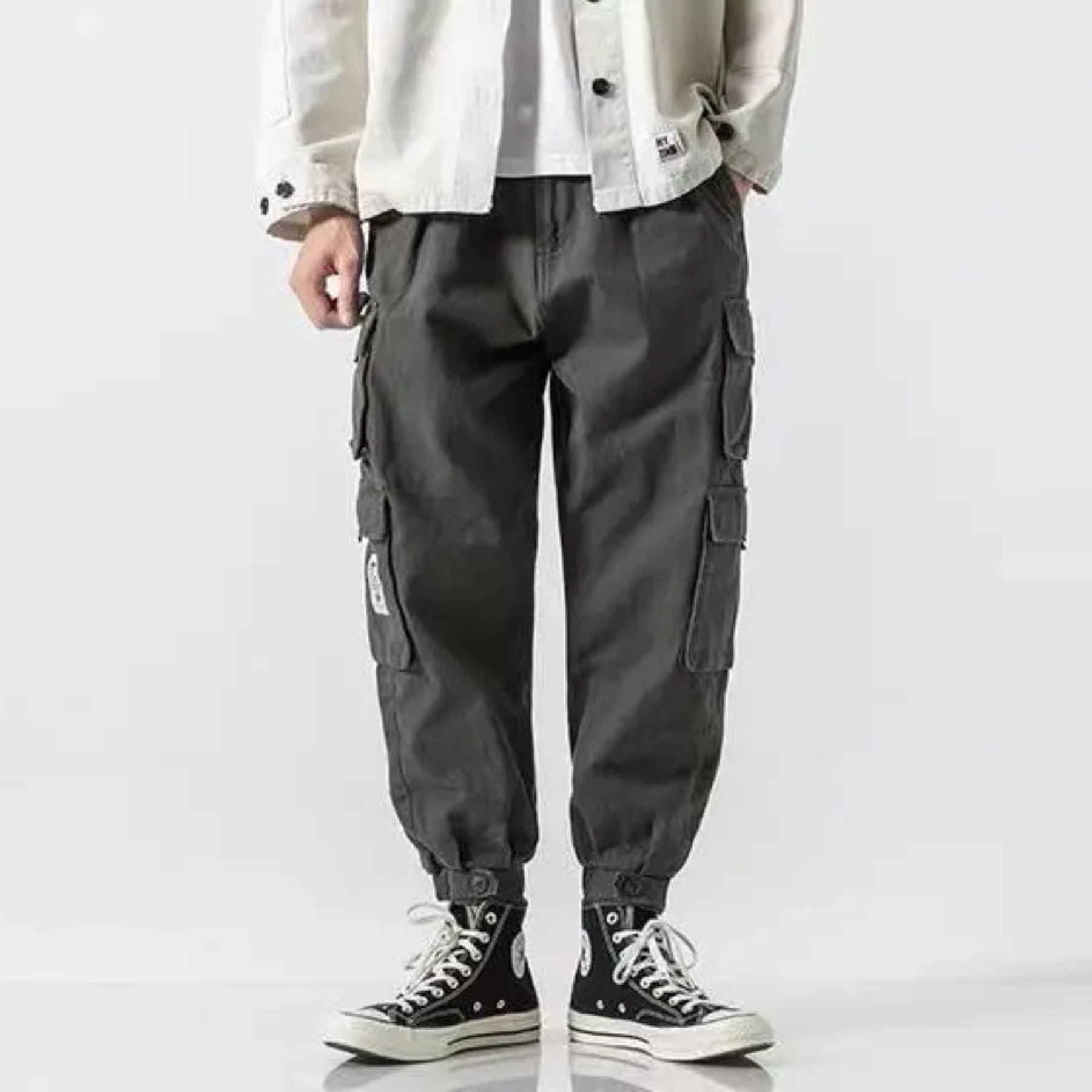 Herren-Cargojogger mit schmalem Bein