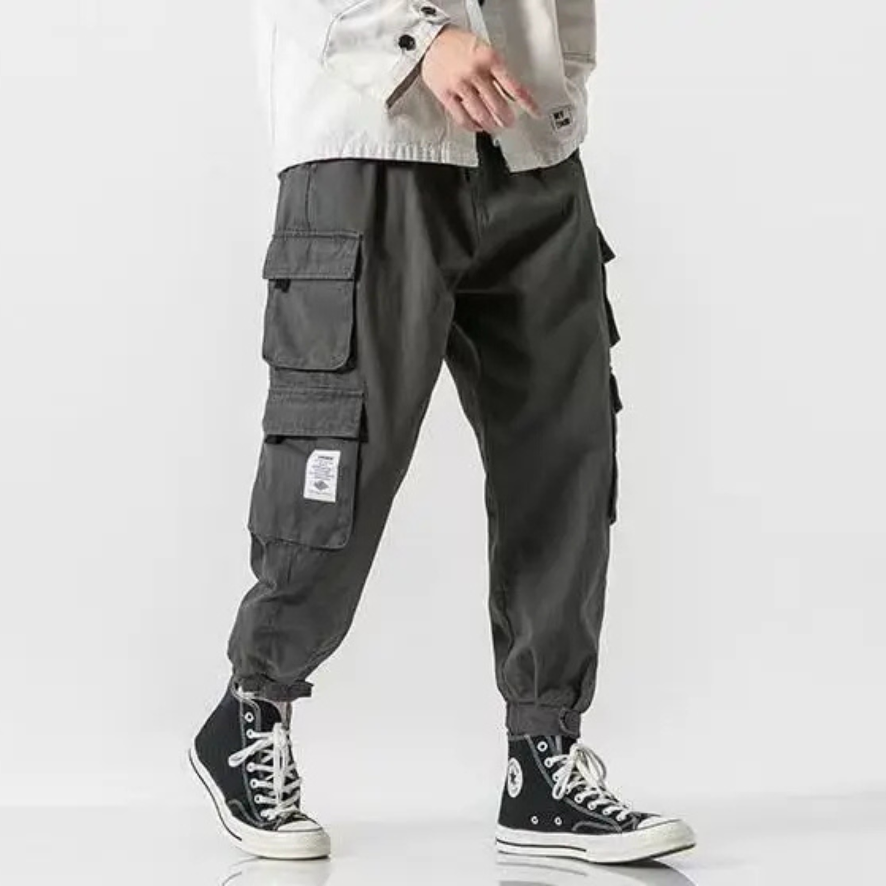 Herren-Cargojogger mit schmalem Bein