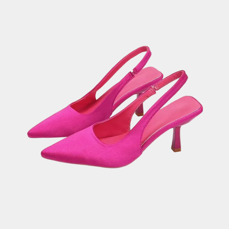Slingback-Pumps mit Kitten-Absatz