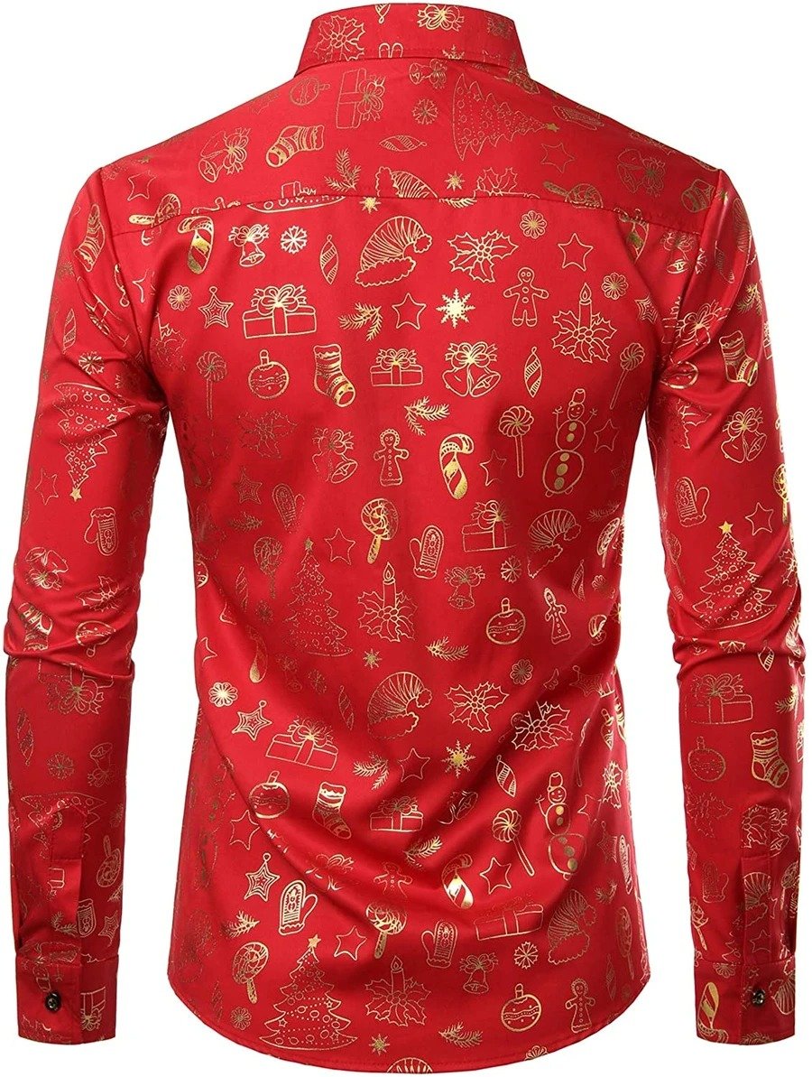 Herren-Weihnachtshemden im Doppelpack