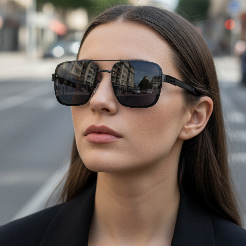 Piloten-Sonnenbrille mit UV-Schutz
