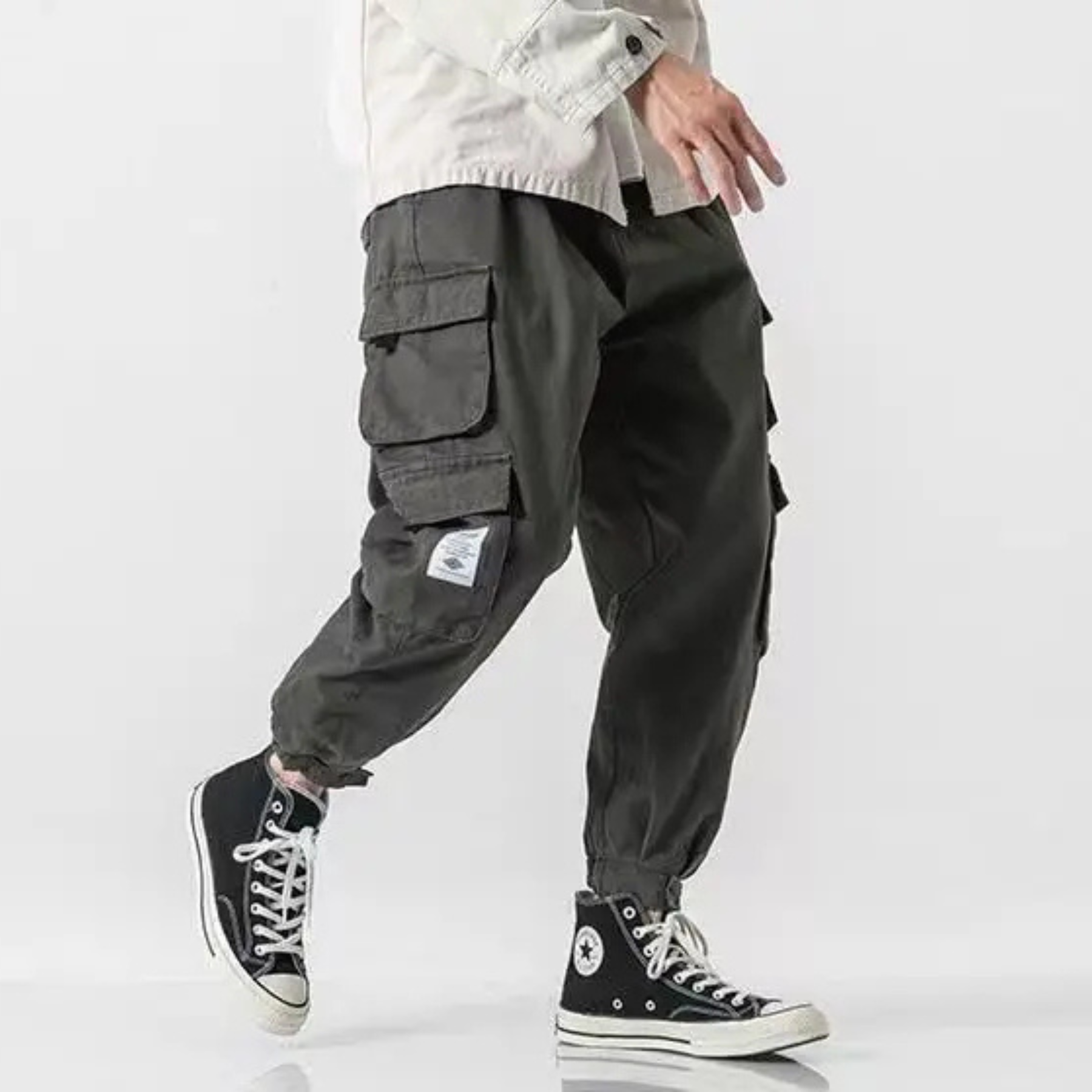 Herren-Cargojogger mit schmalem Bein