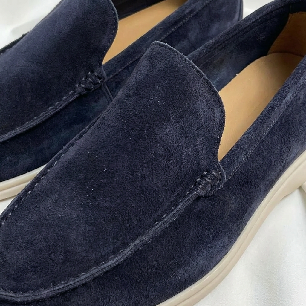 Herren-Loafer mit Kontrastsohle