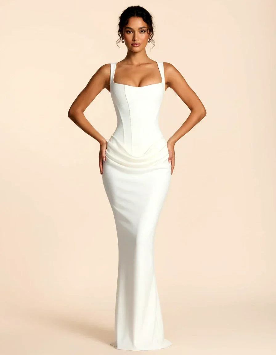 Amara Figurbetontes Midikleid