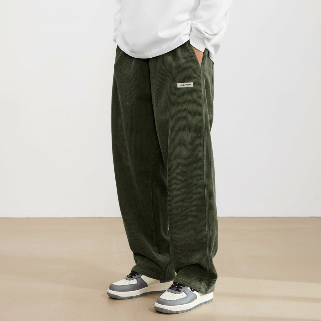 Herrenhose Mit Weitem Bein