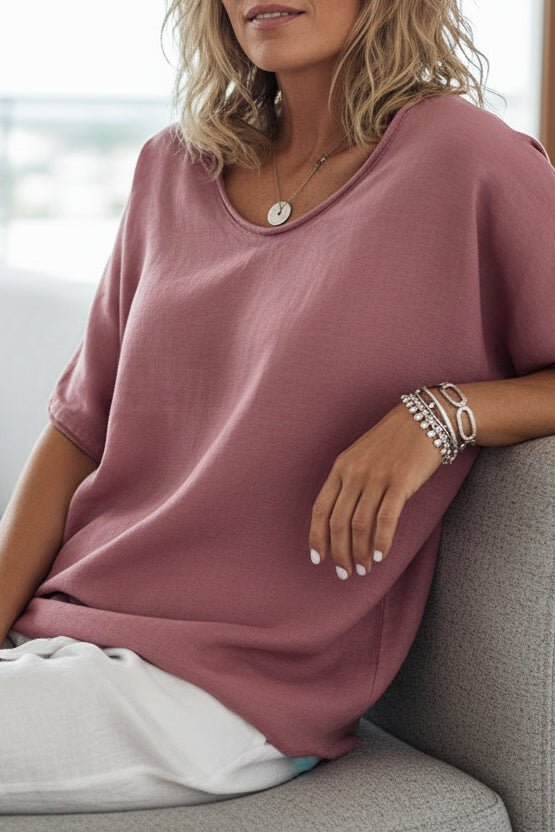 Giselle Bluse mit lockerer Passform
