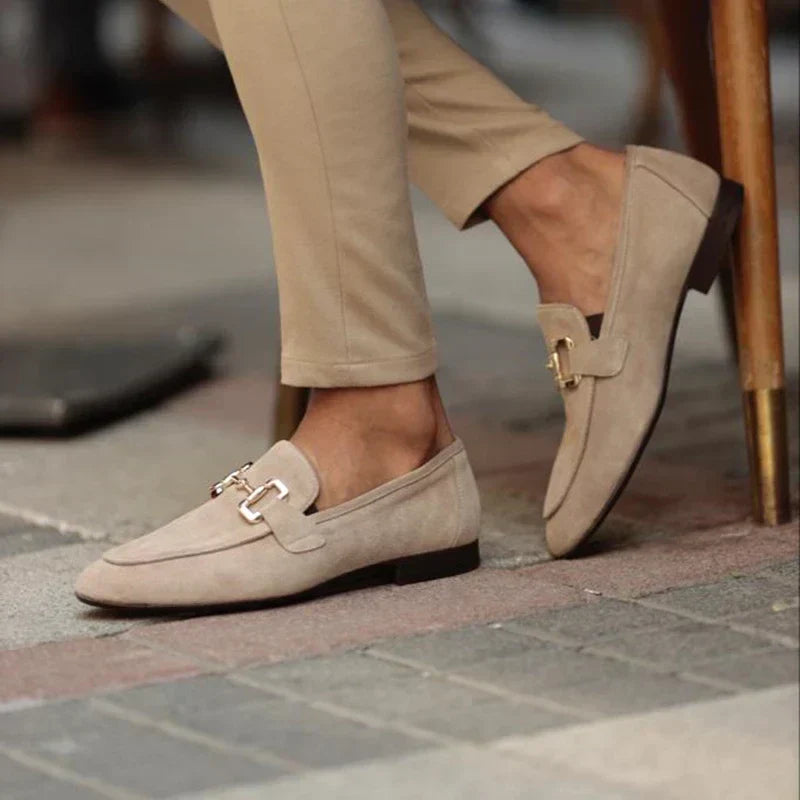 Herren-Loafer mit Trensendetail