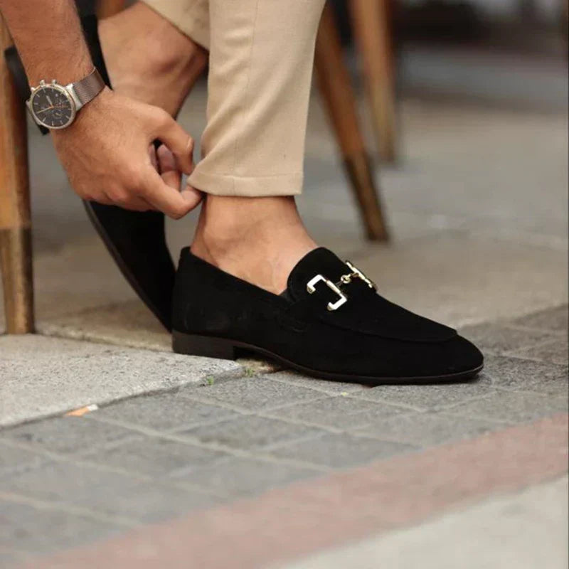 Herren-Loafer mit Trensendetail