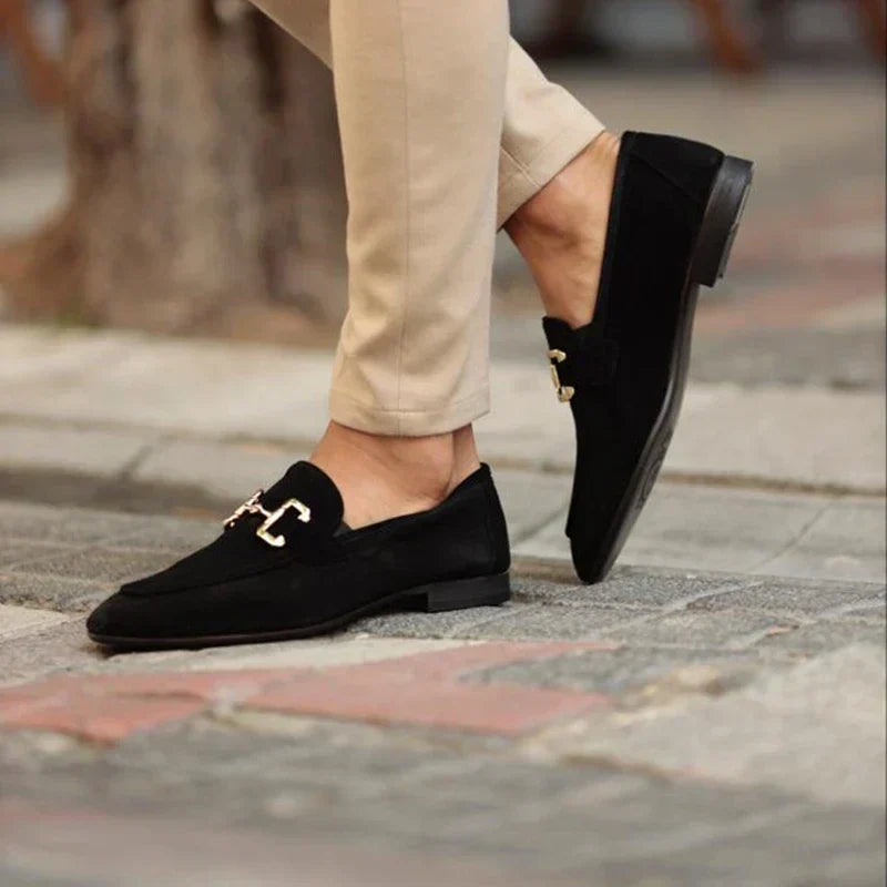 Herren-Loafer mit Trensendetail