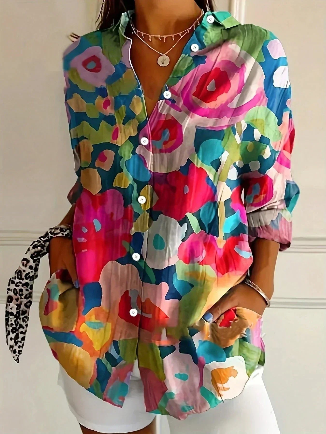 Portia Bluse mit lockerem Schnitt