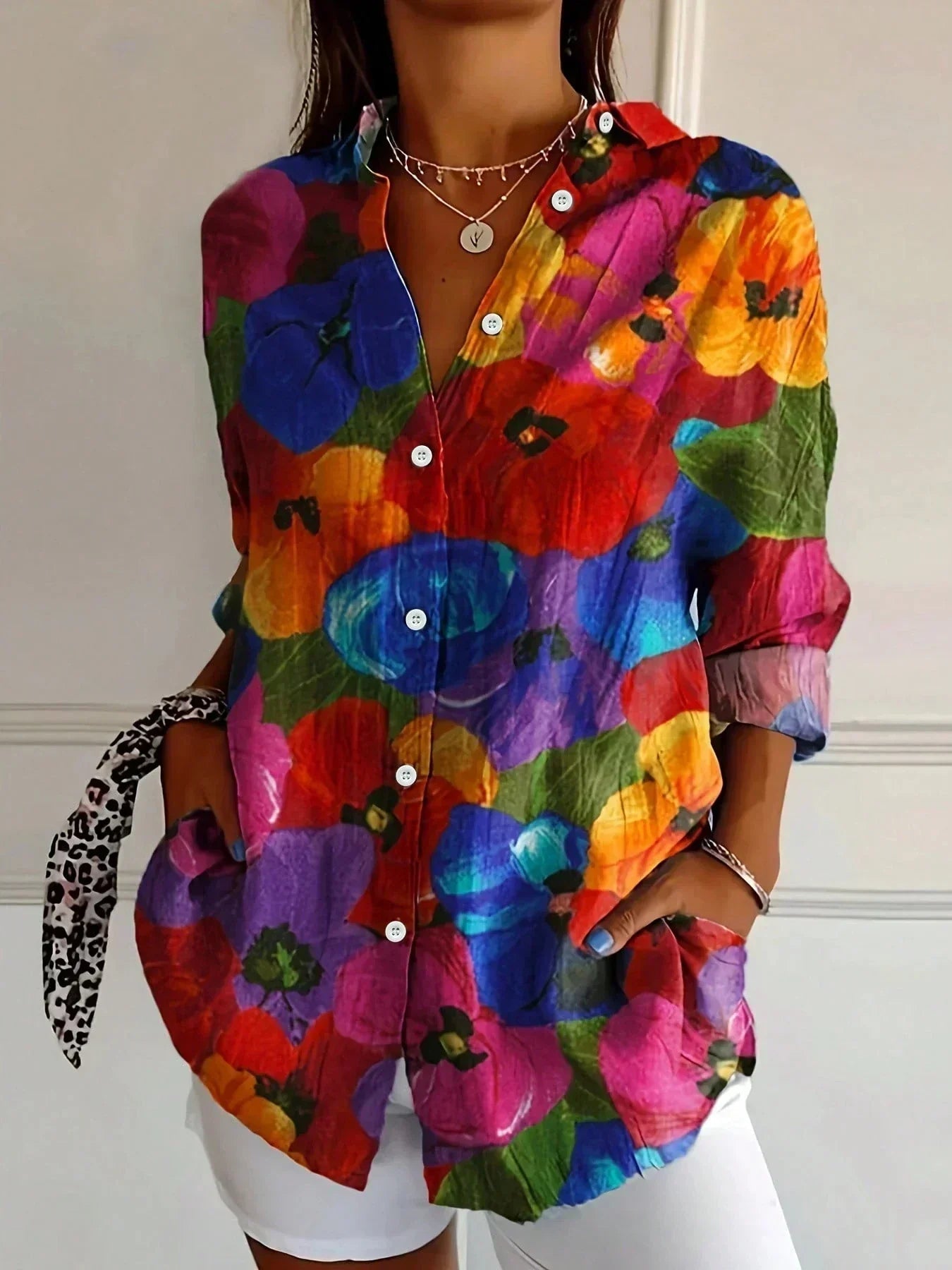 Portia Bluse mit lockerem Schnitt
