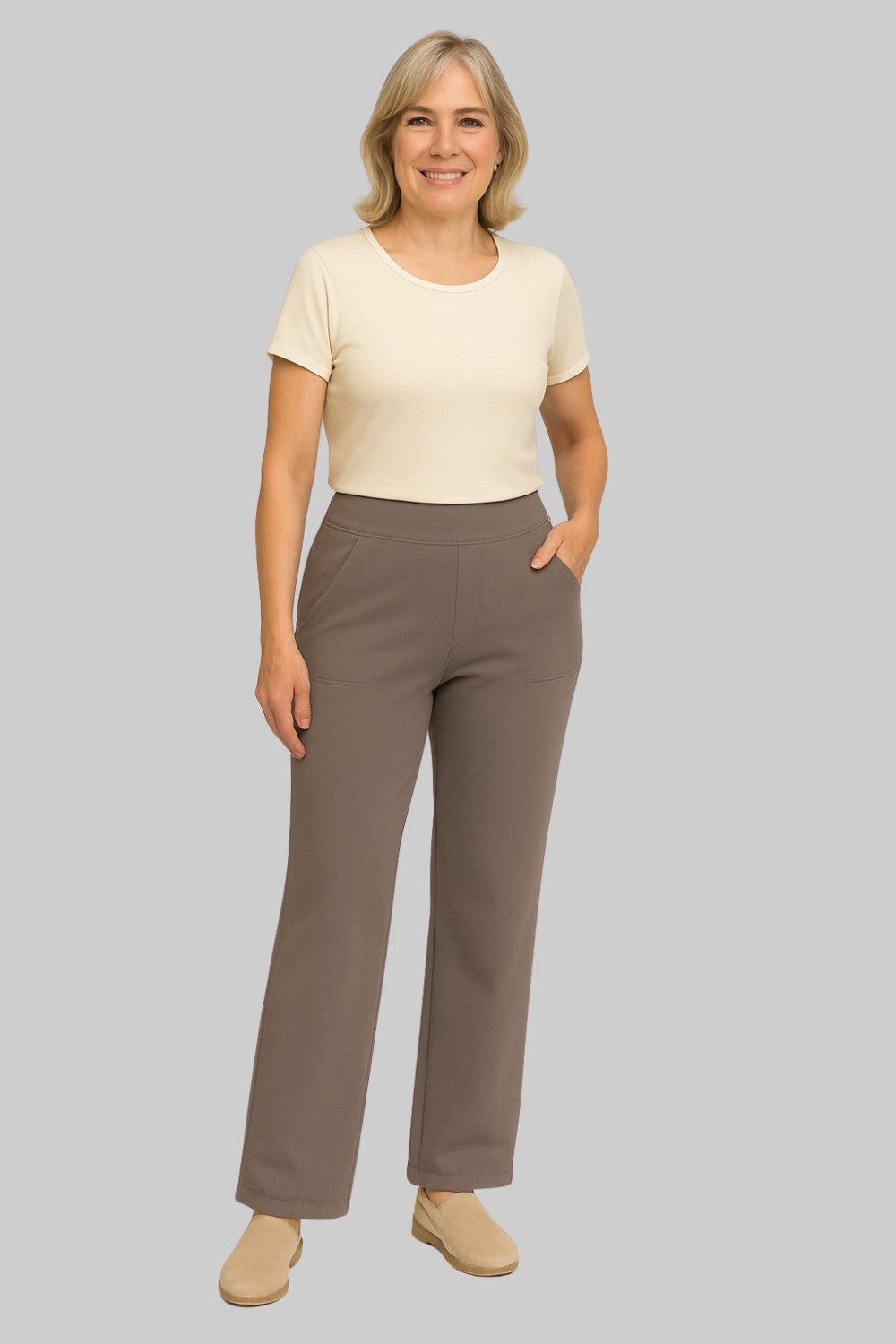 Calista Hose Mit Hohem Bund