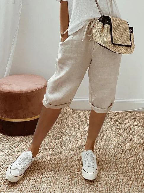 Damen-Caprihose mit Komfortbund