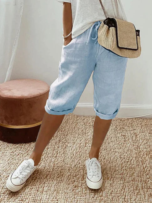 Damen-Caprihose mit Komfortbund