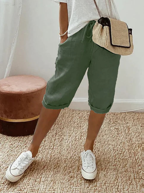 Damen-Caprihose mit Komfortbund