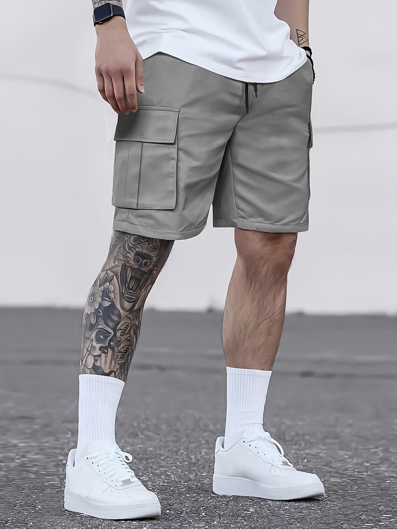 Herren-Cargoshorts mit lockerer Passform