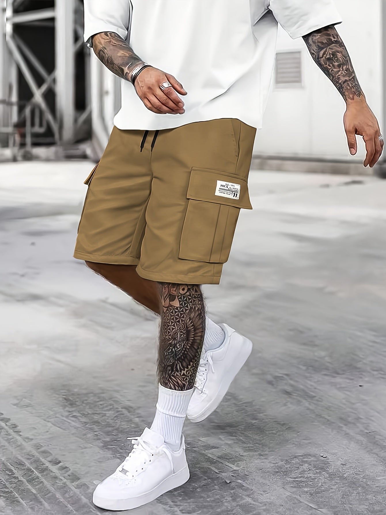 Herren-Cargoshorts mit lockerer Passform