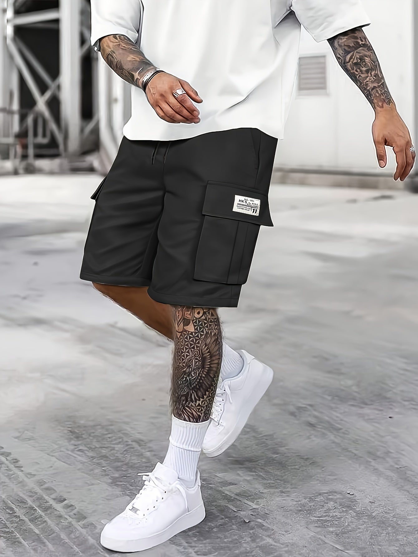 Herren-Cargoshorts mit lockerer Passform