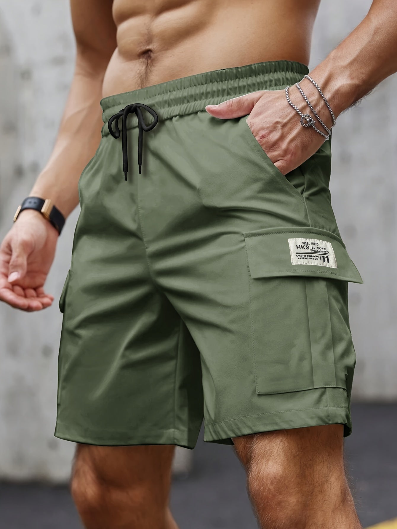 Herren-Cargoshorts mit lockerer Passform