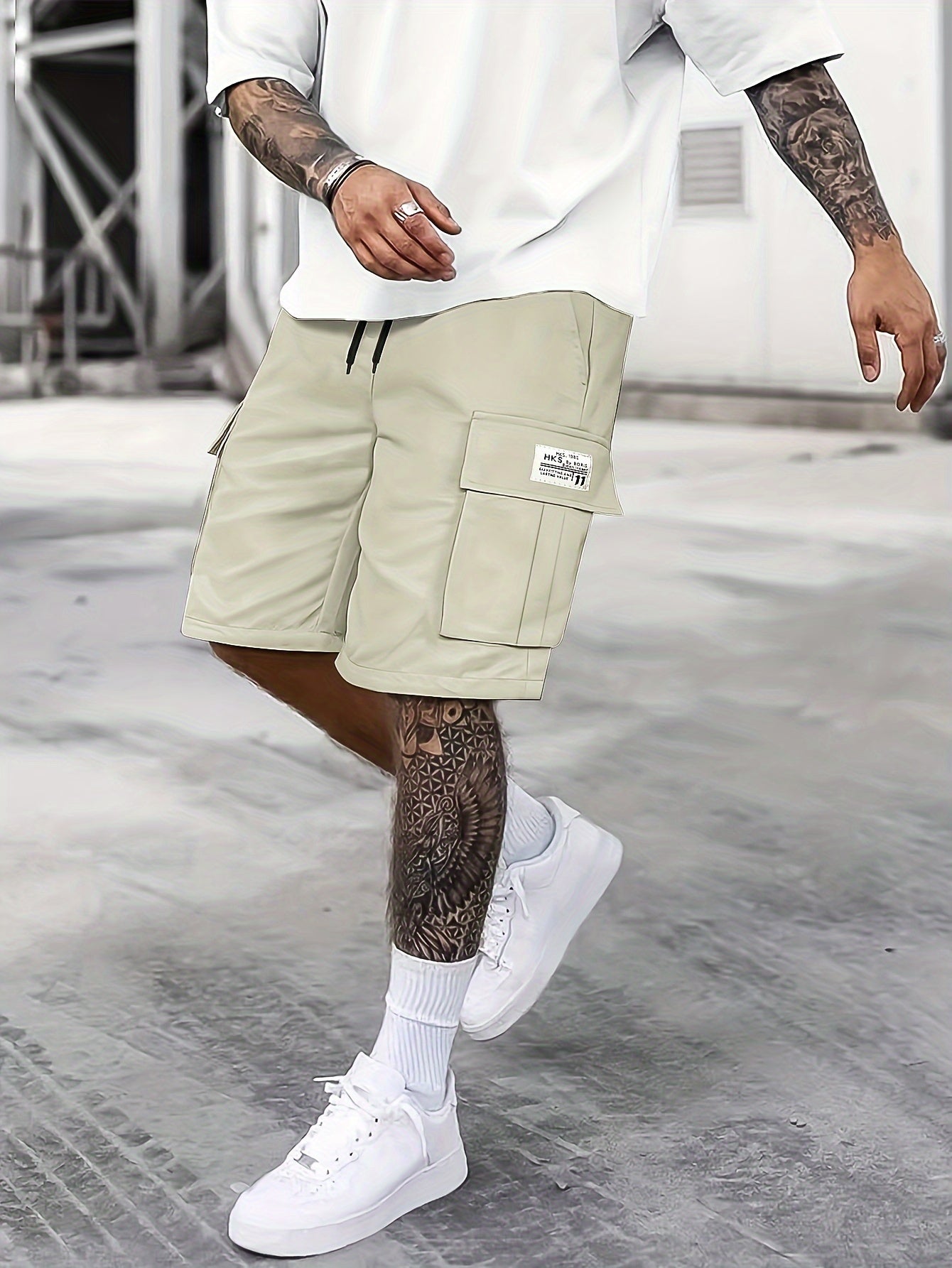 Herren-Cargoshorts mit lockerer Passform