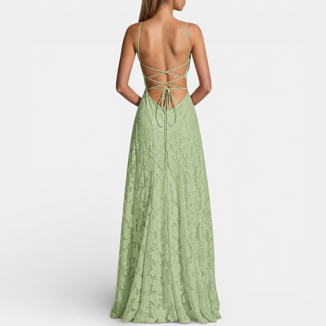 Maxikleid mit ausgestelltem Rock