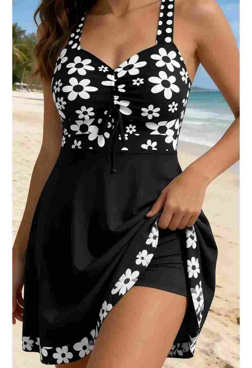 Tankini-Set mit Paisleymuster