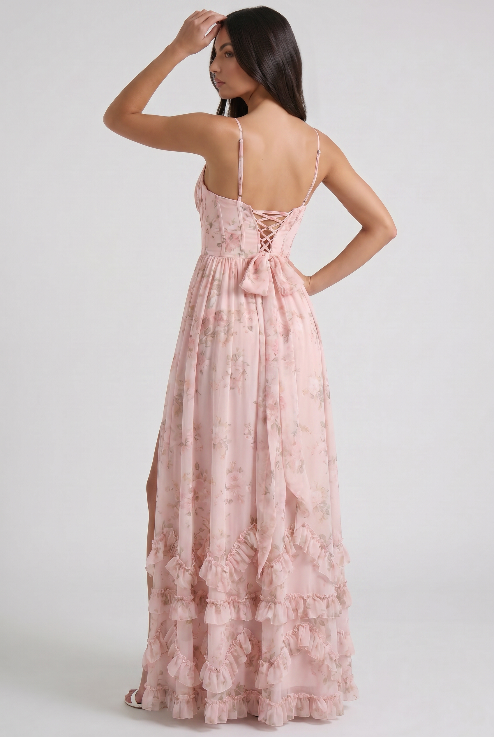 Rozalia Maxikleid mit Beinschlitz