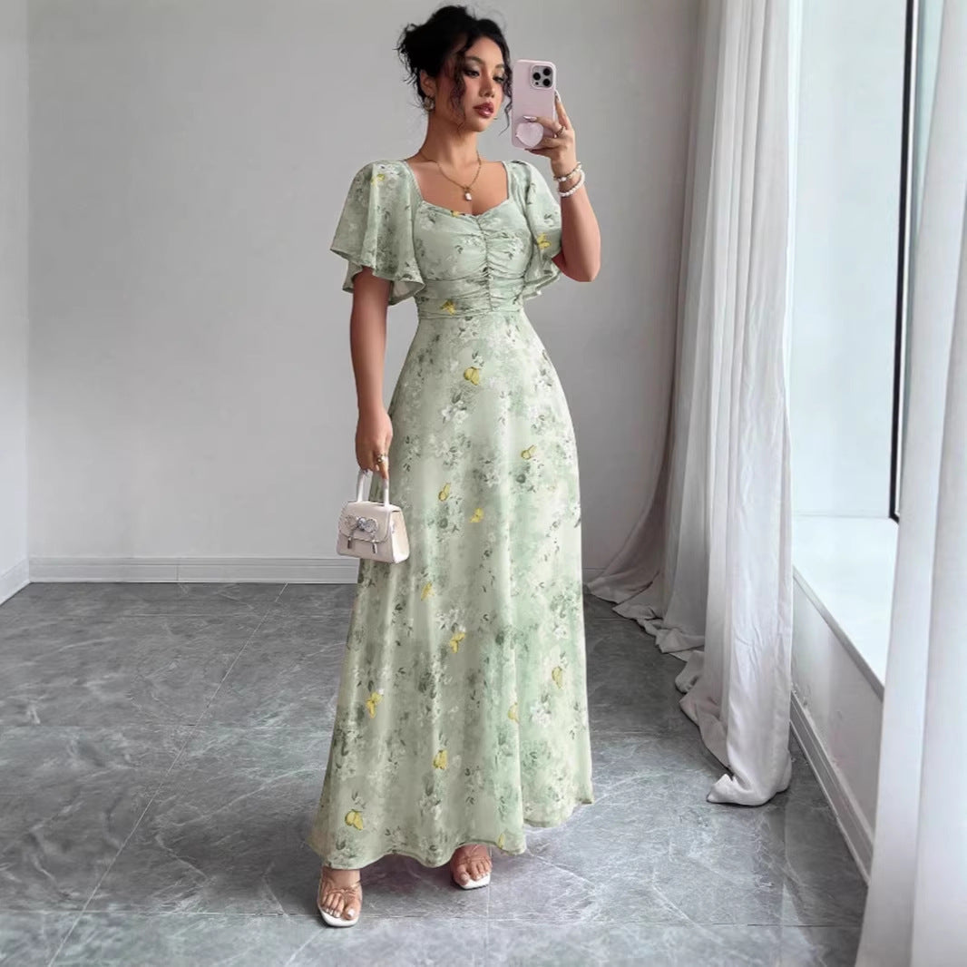 Florales Maxikleid für Hochzeiten