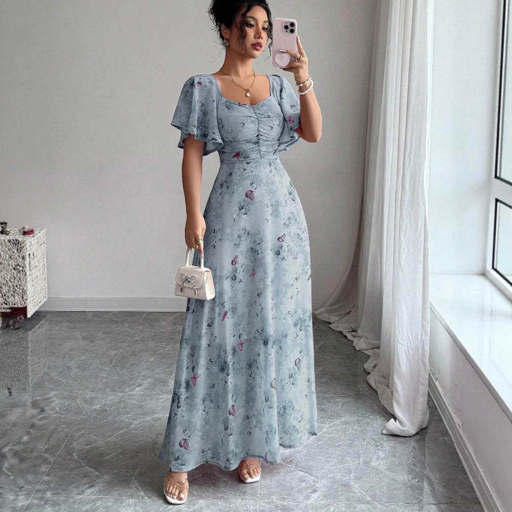 Florales Maxikleid für Hochzeiten