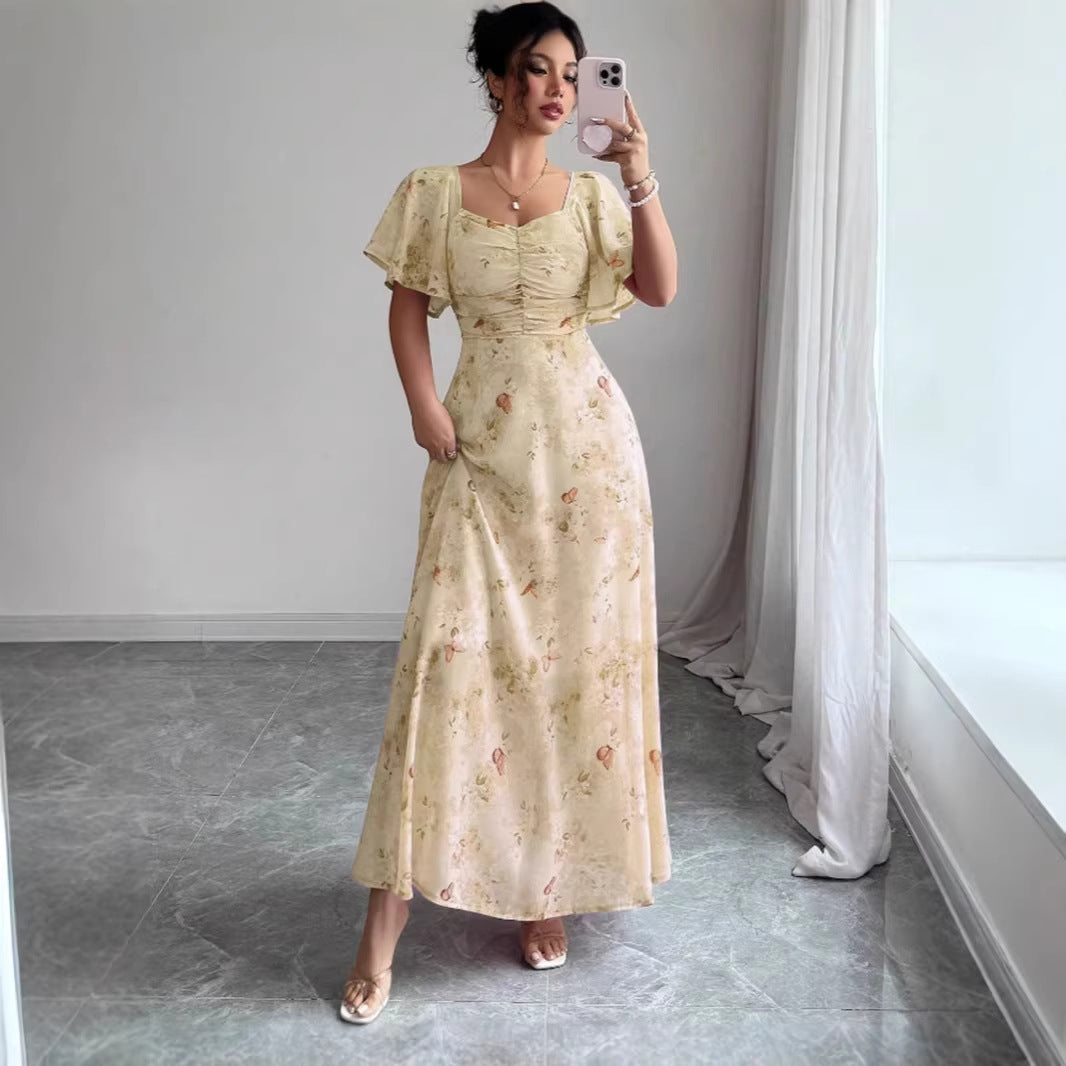 Florales Maxikleid für Hochzeiten