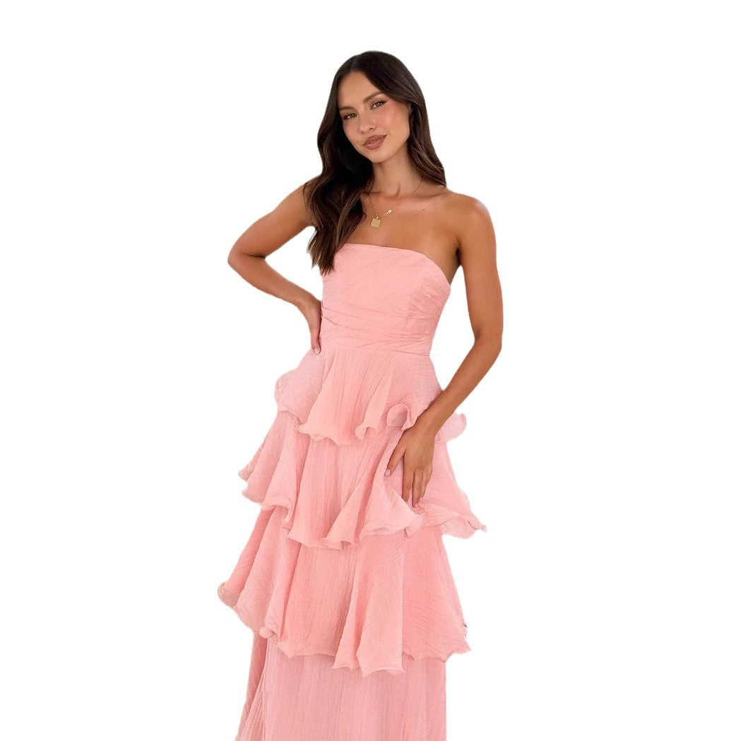 Trägerloses Maxikleid