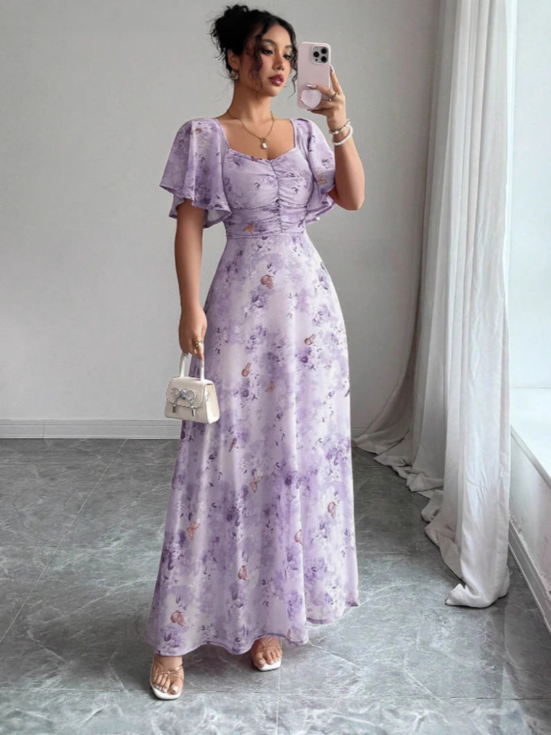 Florales Maxikleid für Hochzeiten
